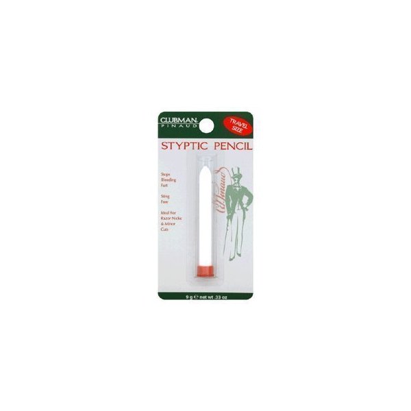 Pinaud Clubman styptic pencil for nick relief - 0.33 oz, (Pack of 4)