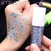 Glitter Gel for Face Hair Body Glitter Stick Mermaid Sequins for Kids Festival Glitter Carnival Masquerade Glitter Makeup Sliver