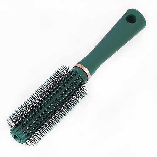 Reazana Styling Brush Anti-Static Detangling Brushes Fast Blow Drying Detangler Hairbrush Nylon Bristle Pins with Ball Tips Fashion Massage Hair Comb for Men and Women Wet or Dry Hair Types - Round