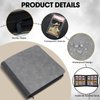 JoyHood Graded Card Binder, Graded Cards Holder with 6 Slot - Holds 60 PSA Slabs, Graded Card Storage Album compatible with CGC/PCG Slabs (Grey)