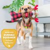 Huxley & Kent for Dogs | Reindeer Bone | Christmas Holiday Power Plush Dog Toy with Squeaker | Funny Dog Toy Gift | Fun, Durable, and Safe | H&K Squeaky Dog Toys