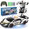 YOTOY Remote Control Car Toy for Kids 4 5 6 7 8, Transform Police RC Cars Toy, Robot Car, Birthday Gift for Kids Toys Age 4 5 6 Years Old Boys and Girls