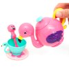 Boley Zoo Troop: Flamingo Tea Set - 13 Pieces - Animal Tea Party Set, Flamingo Tea Pot & Accessories, Food & Kitchen Pretend Play, Toddler & Kids Ages 2+