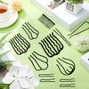12Pcs Hair Stick for Updo Bun French Twist Hair Tool U Hair Pins Metal Hair Combs for Women,Girls,Hair Styling Tool Accessories,Gifts in Party,Wedding,Leisure Daily Life