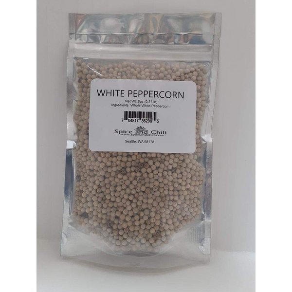 WHITE PEPPERCORN - WHOLE, 6oz