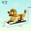 KAZI Dog Building Toy Set,Dogs Gift for Animal-Lovers,Ideas Golden Retriever Dog,Building Set for Girls and Boys,Creative Buildable Toys for Kids 8 and Up,Christmas Decor,Party Favors
