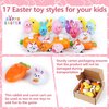 Shitailu 24 PCS Easter Jumping Popper and Wind Up Toys for Kids Gift Boys Girls Toddlers Easter Goodie Bag and Basket Stuffers Egg Fillers Gifts Hunt Party Favors (Easter Toys)