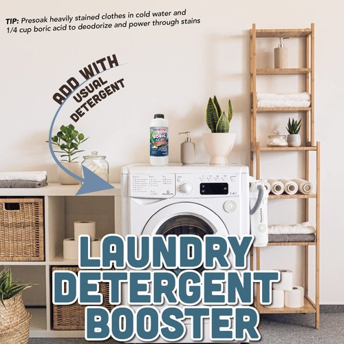 99% Pure Boric Acid - Granular (2 lbs) - Granular, Premium Industrial Grade Strength H3BO3 - Convenient Screw-Cap Bottle