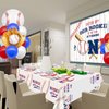 Baseball 1st Birthday Party Supplies for 20 Guests, Disposable Tableware Set includes Rookie of The Year Paper Plates, Tablecloth, Napkins and Forks for Boys Baby First Baseball Party Decorations