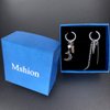 Mshion Unisex Stud Earrings 1 Pair with 1 Nice Jewelry Box