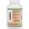 L-Serine Capsules (Third Party Tested) - 2,000mg Servings Used in Clinical Study, 180 Count, 500mg per Capsule (L Serine Amino Acid for Serotonin Production and Brain Support) by Double Wood