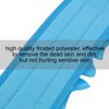 3 PACK Double-Sided Lace Cloth Back Loofah Scrubber Bath Scrub Shower Sponge Long Exfoliating Back Scrubber Scratcher Strap With Handle, Cream Skin Wash Cleaner Applicator