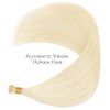 WENNALIFE I Tip Hair Extensions Human Hair, 50g 50s 20 Inch Platinum Blonde Remy Itip Human Hair Extensions Invisible Itips Straight I Tips Fusion Extensions Real Human Hair