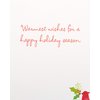 Papyrus Holiday Cards Boxed with Envelopes, Happy Holiday Season, Jingle Bell (20-Count)