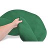 Katai Poker Table Cover 36 to 48 inches - Round Green Felt Casino Style - Game Night Noise Reducing and Slip Prevention - Complete with 6 Cork Drinks Coasters
