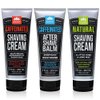 Pacific Shaving Company 3-Pc Shaving Essentials Set | Natural Ingredients Natural Shave Cream Caffeinated Shaving Cream,Caffeinated Aftershave 1 ea