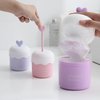 Bubble Foamer Facial Cleanser Foam Maker Cup Bubble Foamer Device Bubbler for Facial Cleanser Foam Cup Bubble Maker for Face Wash Cleanser Wash Bubble Cream Shampoo Foam Maker(LOVE Blue White)